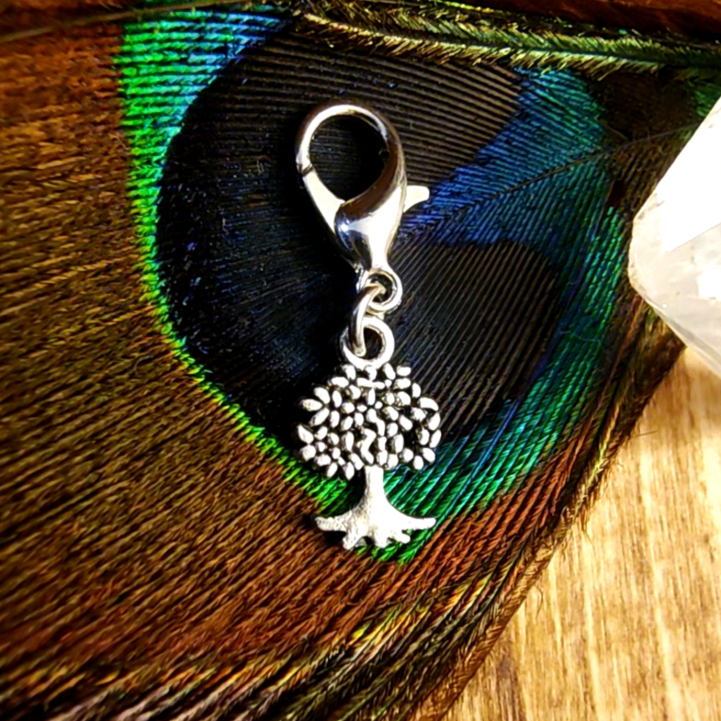 Silver Tree Charm Family Tree Pendant Tree Of Life For Forest Mom Charm Bracelet 8$